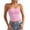 Pink, variant on Women's Strapless Bandeau Crop Top Double Lined Tube Top for Women Slim Fitted Stretchy Casual Short Camisole Royal Blue L