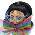 thumbnail image 3 of Barbie Extra Mini Minis Doll with Blue-Streaked Black Ponytail in Rainbow Dress & Accessories, 3 of 6