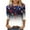 MeichangQR1-Multicolor, variant on Meichang Womens 3/4 Sleeve T Shirts Independence Day Tops July 4th Red White and Blue Graphic T Shirts American Flag Shirts Holiday Crew Neck T-Shirts
