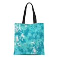 thumbnail image 1 of NUDECOR Sac Fourre-Tout en Toile Moderne Turquoise Tourbillon Abstrait Cool Artiste Étrange Réutilisable Sac à Main Épaule Courses, 1 of 1