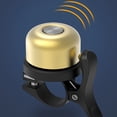 thumbnail image 2 of Bike Bell for AirTag Bicycle GPS Hidden in Bells Compatible with Air Tag  Fits 0.87 Inch Bicycle Handlebars Copper Material high Decibel Bell Waterproof Anti-Vibration  Gold, 2 of 9