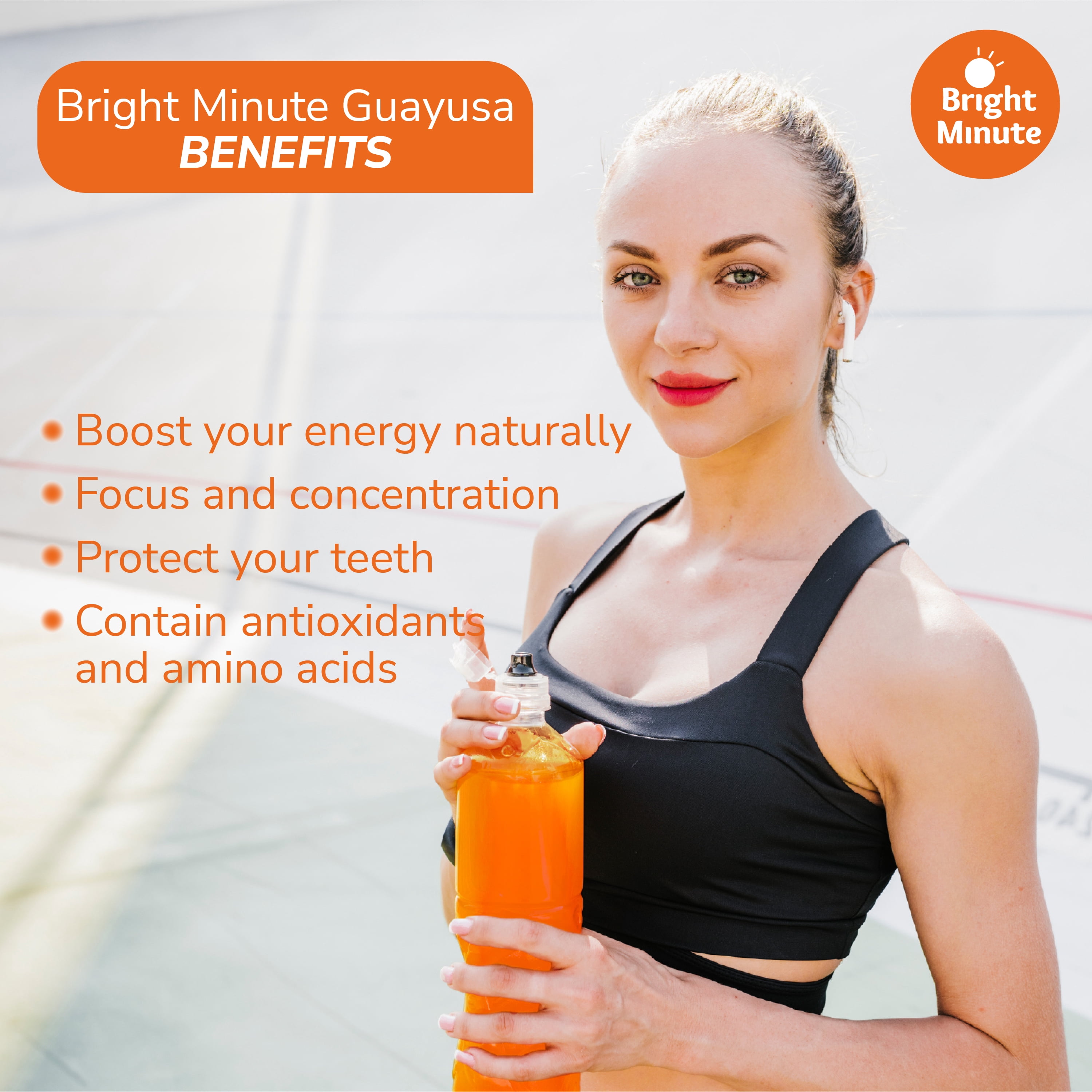 Bright Minute Guayusa infusion 50 teabags | Calm and Wakeful Energy Boost!