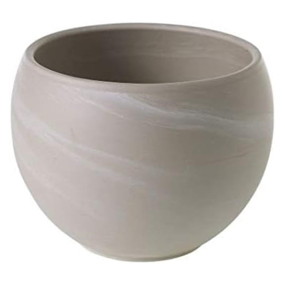 Astrid Ceramic Pot | Modern Pot Decor for Home or Office l Indoor and Outdoor Planter for Any Event Decorations (5.5"x 4" Tan)