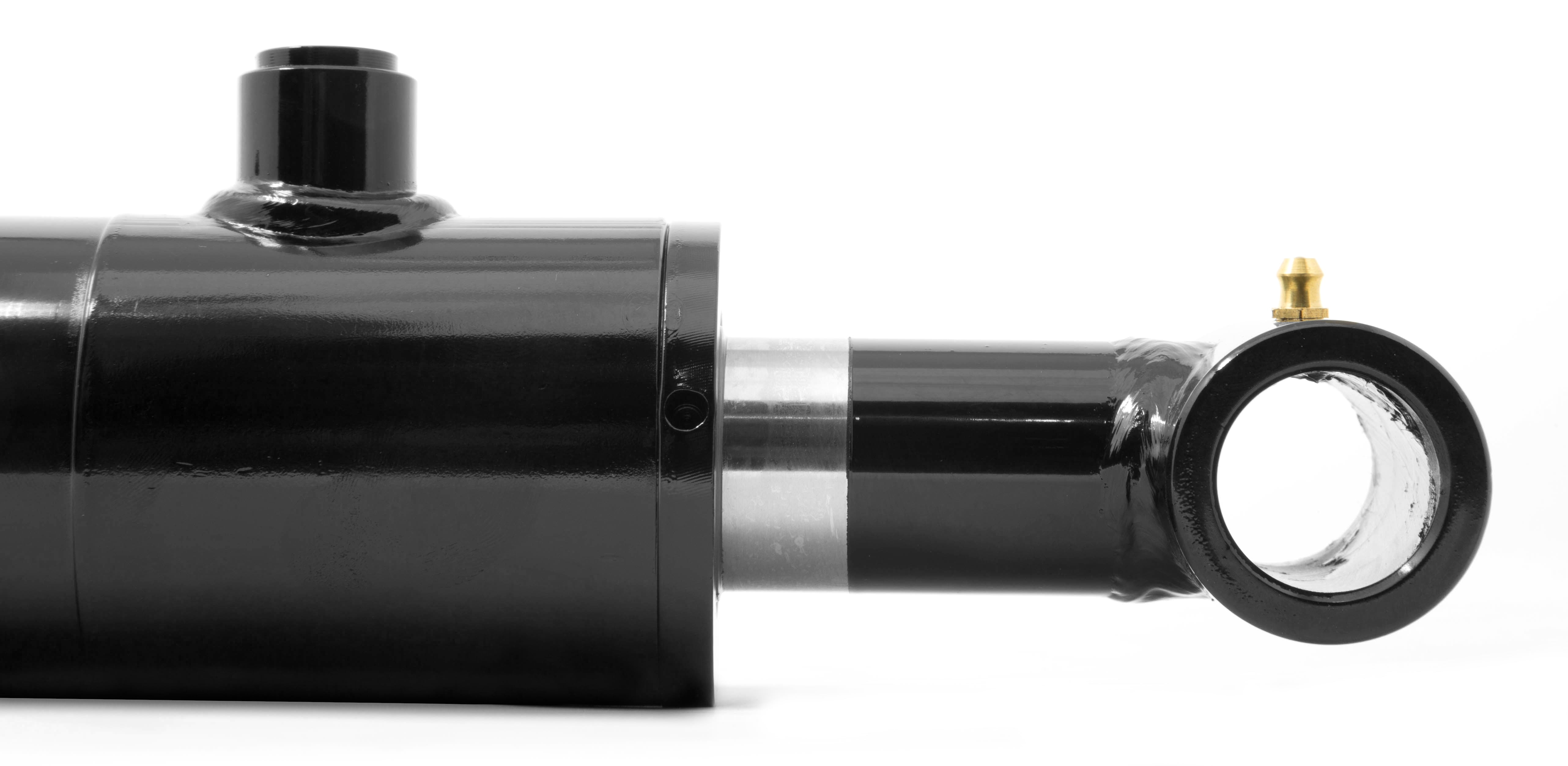 WEN Cross Tube Hydraulic Cylinder with 4-inch Bore and 24-inch Stroke