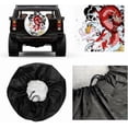 thumbnail image 2 of Colorful Dragon Spare Tire Cover Flower Tattoo Japanese Dragon and Fish Fighting Doodle Style Weatherproof Universal Wheel Protectors Camper Tire Covers for Trailer Rv Travel, 2 of 10