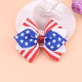 thumbnail image 6 of Wxirdiow Toddler Girls Bow Clips Independence Day Hair Bow Flag Bowknot 4th Of July Hair Bow Pin Glitter Cheer Bow Hair Red White Blue Hairpins Barrettes For Red Size,3-12 Years, 6 of 6