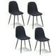 thumbnail image 1 of Juego de 4 Sillas de Comedor HOMEMAKE FURNITURE Azul Estilo Escandinavo Minimalista, 1 of 7