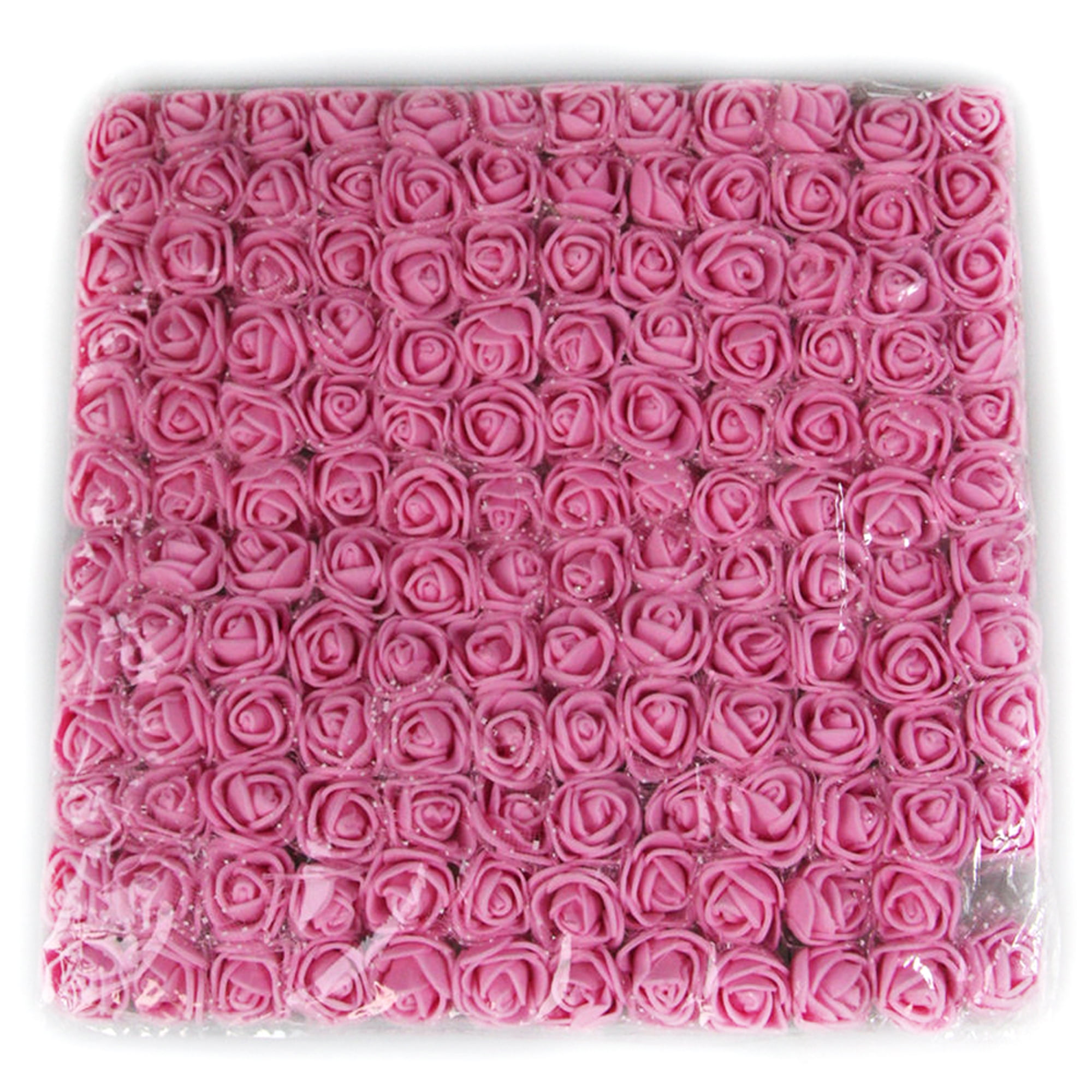 144Pcs Mini Artificial Flowers Foam Rose Heads Home Wedding Party Decor Bouquet