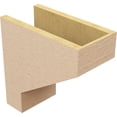 thumbnail image 5 of 7"W x 14"D x 14"H Classic Clemmons Rough Cedar Woodgrain TimberThane Corbel, Primed Tan, 5 of 6