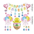 thumbnail image 4 of 1 Ballon Réutilisable Ballon de Pâques Joyeux Ballon Œuf de Pâques Ballon en Polyester Film Ballon Adapté pour Fêtes d'Anniversaire à Thème de Pâques Décoration Intérieure et Extérieure, 4 of 6