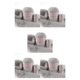 thumbnail image 3 of Moyic Juego de bolas de hilo antibolitas de 50g y 20g, Kit de hilo de ganchillo para tejer, manta, accesorio de costura tejido a mano, gris claro Type2 NO2 Moyic CBP185094, 3 of 4