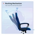 thumbnail image 2 of BestOffice Office Chair PC Gaming Chair Cheap Desk Chair Ergonomic PU Leather Executive Computer Chair Lumbar Support for Home Office，D4, 2 of 7