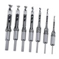 thumbnail image 5 of Durable Hole Drill Bit HSS Mortising Chisels Set Square Hole Drill Bit for Drill 7Pcs B, 5 of 8