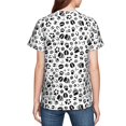 thumbnail image 7 of Wukai Black Footprints Youth Unisex Short Sleeve T-Shirt for Boys, Girls, Teens, and Kids-X-Small, 7 of 7