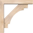 thumbnail image 3 of Ekena Millwork 5 1/2"W x 30"D x 30"H Merced Block Smooth Bracket w/ Offset Brace, Douglas Fir, 3 of 25