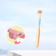 thumbnail image 1 of Cuidado de la salud bucal para bebés Niños 360 ° Limpia los dientes cepillo limpio tres lados Color caramelo cepillo de dientes suave niños cuidado Dental 3-12Y, 1 of 5