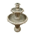 thumbnail image 2 of 48-Inch Tall Outdoor Decorative 3-Tiered Concrete Relaxation Fountain, 2 of 5