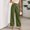 Army Green, variant on Wide Leg Pants for Women, Solid Color Loose Long Straight Leg High Waisted Trousers Fashion Women Pant Coffee M