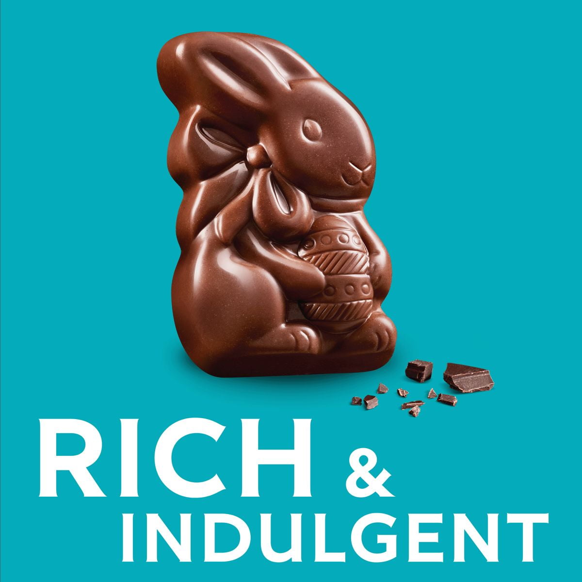 Ghirardelli Easter Milk Chocolate Bunny - 4.19oz - Pack of 2