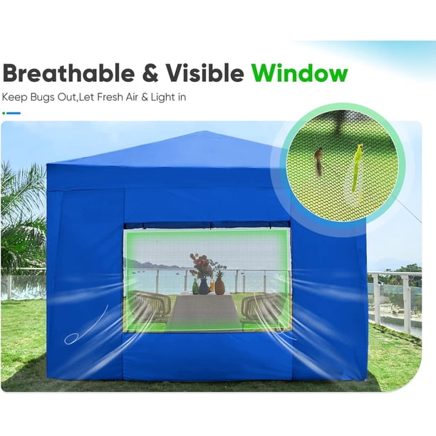 Quictent 10'x10' Pop-up Tent - Walmart Business Supplies