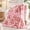 Tie-Dye Pink, variant on Cozylore Faux Fur Throw Blanket for Couch Luxury Fluffy Thick Bubble Blanket Warm Cozy Throw for Bedroom Living Room, 50" x 60", Tie-Dye Brown
