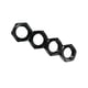 thumbnail image 4 of 4 tuercas hexagonales para rueda de coche RC Arrma 6S Notorious Karton Outcast Typhon HSP 1/7 1/8 Negro, 4 of 5
