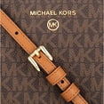 thumbnail image 3 of Michael Kors Womens Jet Set Charm Small North/South Chain Phone Crossbody Brown/Acorn 32T0GT9C1B-252 One Size, 3 of 10