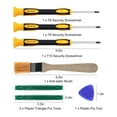 thumbnail image 7 of EEEkit 7-in-1 T8 Torx Screwdriver Repair Tool Kit Fit for Xbox One, Xbox 360, PS5/PS4 Controller, T6 T8 T10 Security Screwdriver with Prying Cleaning Tool, 7 of 7