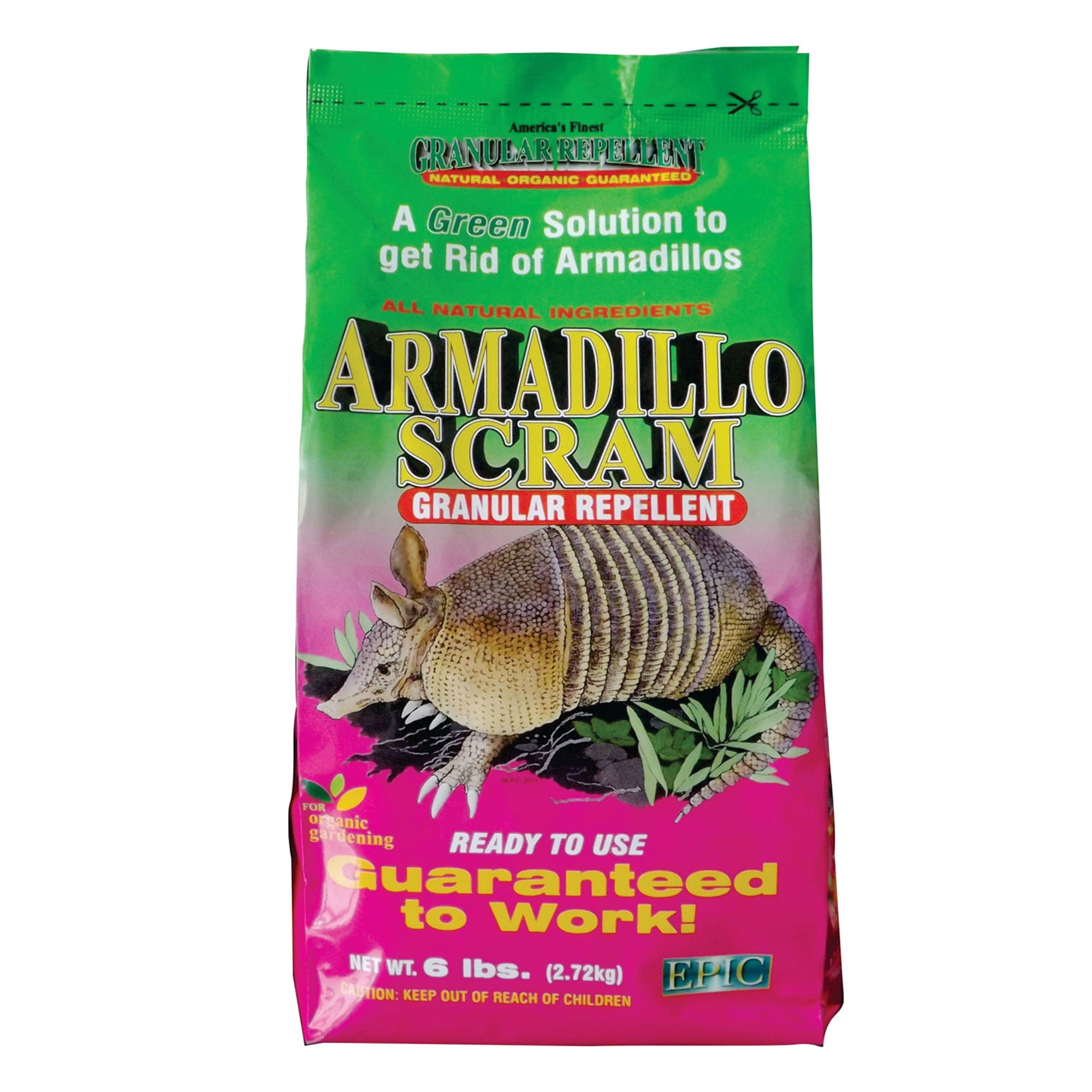 EPIC Armadillo Scram Pro 25# Pail Natural and Safe Repellent 