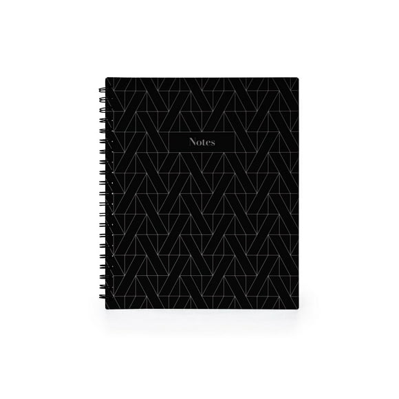 Cambridge® Geo Large Black Notebook, Notebook