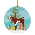 thumbnail image 1 of Jamnapari Goat Christmas Ceramic Ornament, 1 of 1