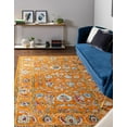 thumbnail image 3 of Rugs.com Aurelia Collection Rug – 10' x 14' Orange Medium-Pile Rug Perfect For Living Rooms, Large Dining Rooms, Open Floorplans, 3 of 4