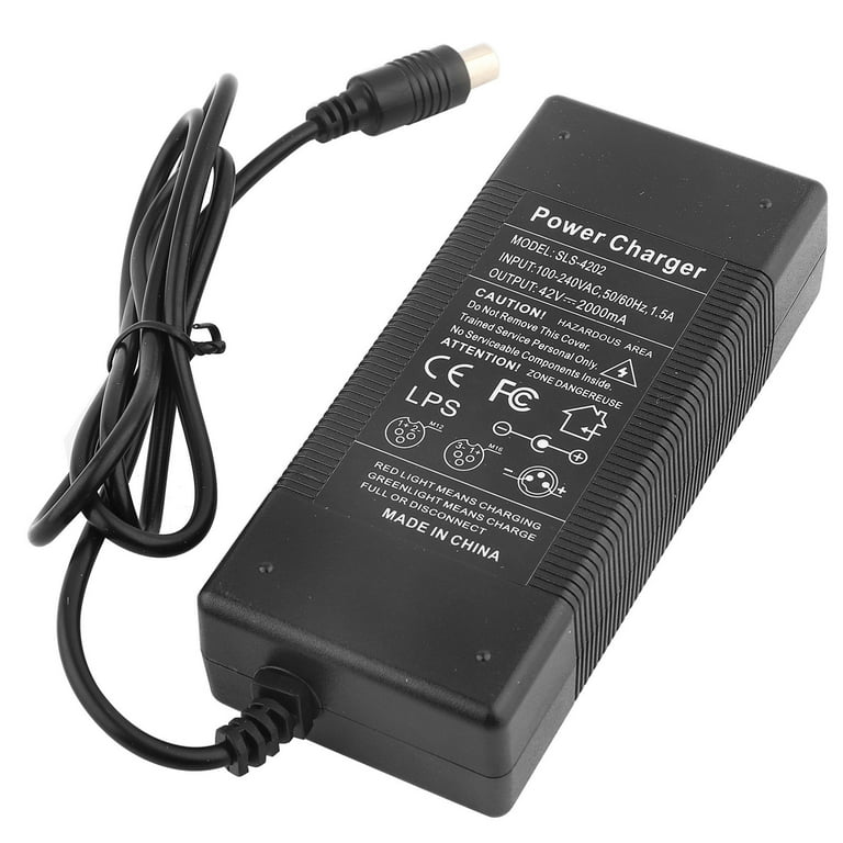 Electric Scooter Charger, 42V 2A Battery Charger, For Professional Outdoor  Scooter Scooter Lovers
