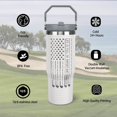 thumbnail image 3 of soeufnwhf Golf Gifts For Men Women Golfers 30Oz White Golfs Tumbler With Handle 30 OZ Travel Coffee Mug Water Bottle Stainless Steel Vacuum Insulated C82, 3 of 3