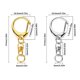 thumbnail image 2 of Herrajes para Llaveros con Gancho en D de 400 Piezas con Anillos de Salto, Clips de Divididos de Metal con Cadena para Hacer Amuletos Artesanales DIY, 2 of 7