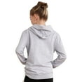 thumbnail image 2 of YONGHS Kids Boys Girls Long Sleeve Hoodie Drawstring Sweatshirt Top with Pocket Activewear Grey 13-14, 2 of 7