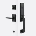 thumbnail image 3 of Sure-Loc TN507-LN FBL Turin One Piece Single Cylinder Keyed Entry Handleset - Black, 3 of 5