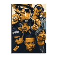 thumbnail image 1 of Pintura en lienzo, arte de pared, cantante de Hip Hop, rapero, impresiones de retratos, imágenes, decoración del hogar para sala de estar, carteles sin marco de imagen, 1 of 4
