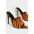 thumbnail image 3 of Cape Robbin Jungle Tiger Slip On Dressy Stiletto Pump Heels Pointed Toe Mules (6.5, Tiger), 3 of 7
