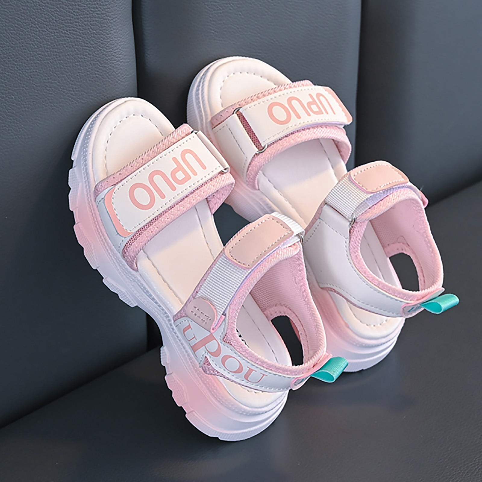LUOGENLI Girls Sandals Size 3 1/2 Girls' Princess Sandals Summer Girls' Beach Shoes 16 Years Old 3 Summer Soft Sole Non Walking Shoes Girls Sandals Size 12 Girls Sandals Size 6-7 Big Kid 29
