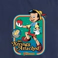 thumbnail image 3 of Pinocchio - No Strings Attached - Women's Short Sleeve Graphic T-Shirt, 3 of 5