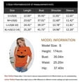 thumbnail image 6 of Pumpkin Ghost Face Graphic Sweaters for Women Halloween Day Crew Neck Pullover Sweater Cute Puff Short Sleeve Juniors Girls Sweater Blouse Shermie, 6 of 6