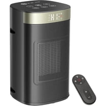 WAA 1500W PTC Space Heater Portable Ceramic,5 Modes,Remote/Thermostat,24H Timer,Child Lock