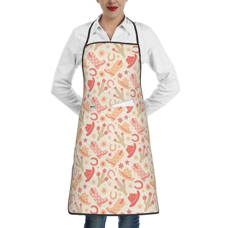 

Sikiie Cowgirl Boots 4 Aprons for Kitchen Cooking Aprons Chef Apron for Men Women Chef