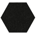 thumbnail image 1 of Saturn Collection Solid Color Indoor Outdoor Area Rug Black - 9' Hexagon, 1 of 4