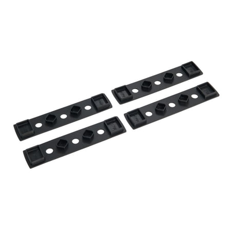 Rhino Rack RHR-QMFK06 Quick Mount Fit Kit for RLT600 Rubber Base x 4 Fits select: 2015-2019,2021 JEEP WRANGLER UNLIMITED