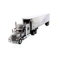 thumbnail image 2 of International LoneStar Sleeper SFFA Tandem Cab Truck Tractor with Refrigerated Van, Gray and Silver - Diecast Masters 71043 - 1/50 scale Diecast Model Toy Car, 2 of 5