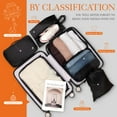 thumbnail image 3 of HOTOR 6 Pieces Packing Cubes for Travel Essentials, Space-Saving Suitcase Organizer, 3 of 11