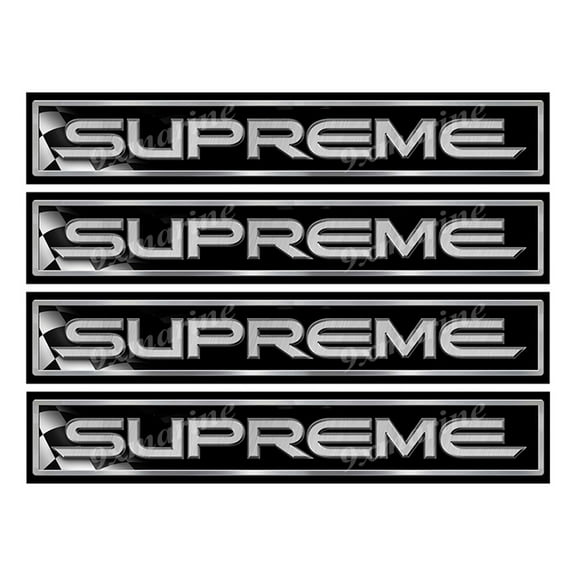 Ski Supreme Classic Racing 10" long Stickers