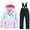 C, variant on Kids Tie-Dyed Ski Jacket Pants Suits Waterproof Windproof Snow Suit for Boys Girls Suspender Pants 2Pcs Sets